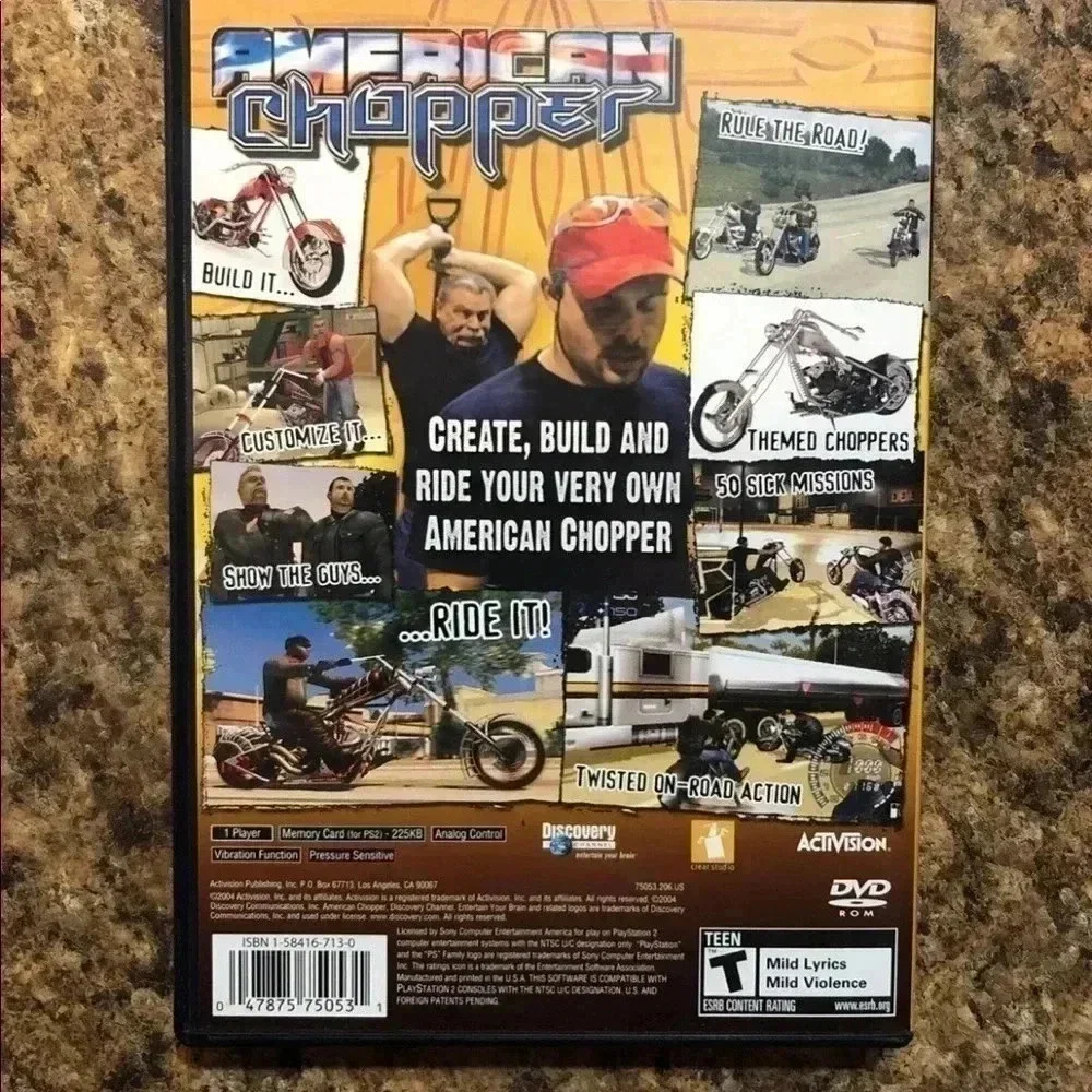 American Chopper PlayStation 2 Game Activision 2004 Vintage